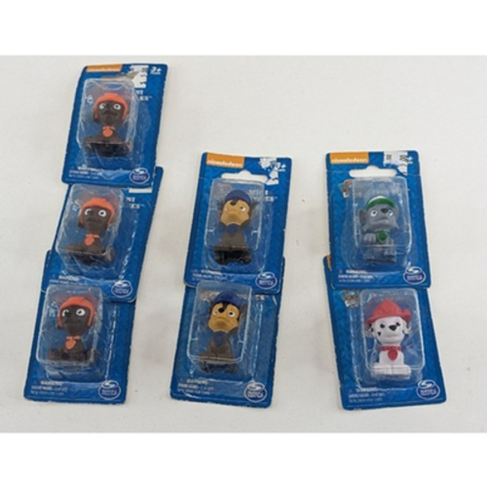 Paw Patrol Mini Figures Lot of 7 Chase Marshall Rocky Zuma Spin Master New NIP